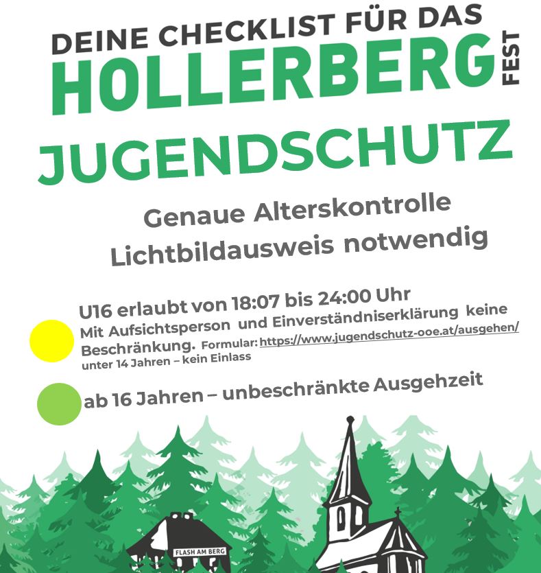 Hollerbergfest Auberg_Jugendschutz_Plakat