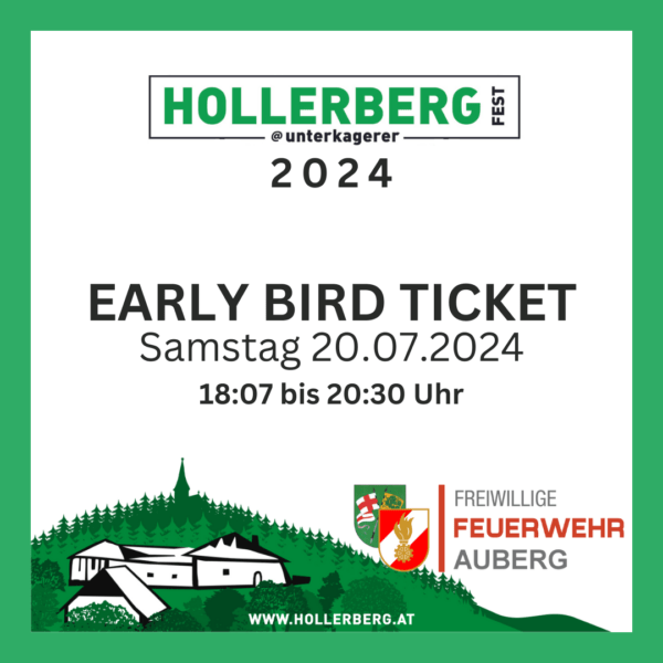 Early Bird Ticket Samstag 20.07.2024