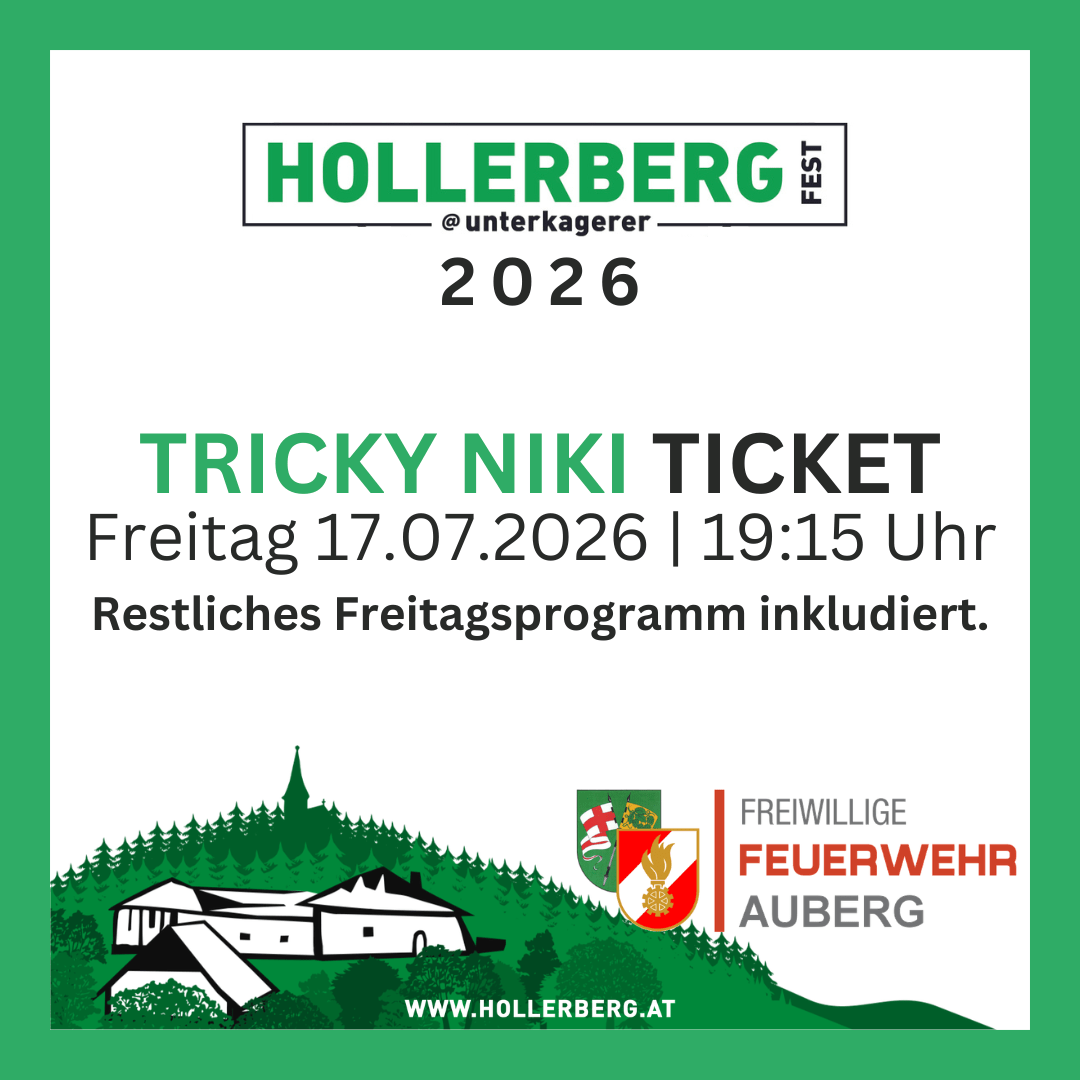 Tricky Niki Ticket Freitag 17.07.2026